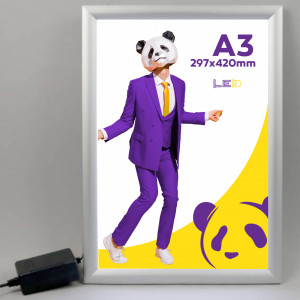 Rama click, aluminiu, A3, LED