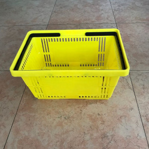 Cos de cumparaturi "KON" 22 litri galben
