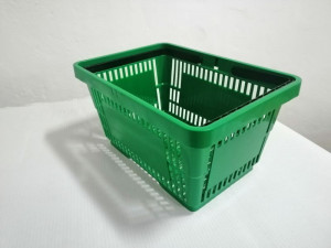 Cos de cumparaturi "KRJ" 28 litri verde