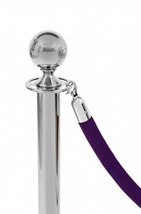 franghie  violet velur - cap cromat