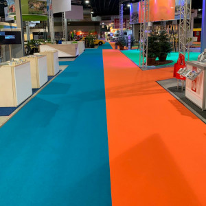 Mocheta Expo culoarea Orange - Pantone 166C 100 Mp
