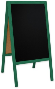 People Stopper 61x118 cm, de lemn, de sine statator, verde