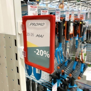 Rama afisaj A6 folosita pentru promotii in magazin