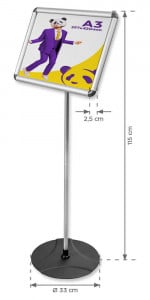 stand info menu a3 click