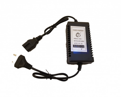 Incarcator pentru pompa stropit electrica cu baterie 12V 1.3 A