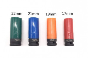 Set tubulare cu protectie pentru jante aliaj 4 buc, Dimensiuni 17-19-21-22 mm - Img 2