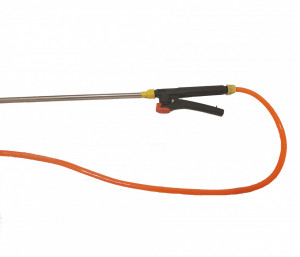 Lance extensibila pentru pomi, Inox , 208 cm, duza dubla, universala pentru pompa de stropit - Img 2