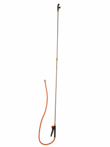 Lance extensibila pentru pomi, Inox , 208 cm, duza dubla, universala pentru pompa de stropit - Img 1