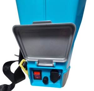 Pompa de stropit electrica/ Pulverizator , 12 litri, acumulator, regulator de presiune, lance inox 100 cm extensibila, 5 +1 duze incluse, Autonomie mare, DanubewdTools®, Model 2026 - Img 5