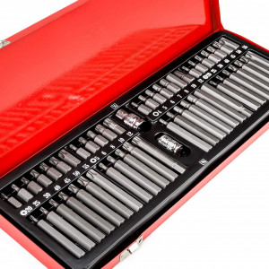 Trusa Biti Torx 54 piese cu adaptor 1/2'' si 3/8'' - Img 5
