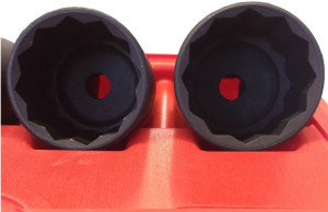 Trusa cu tubulare bihexagonale 26 piese 21-65 mm, 3/4 si 1 tol, culoare neagra - Img 2