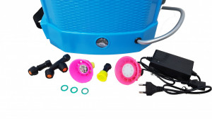 Pompa stropit electrica Danubewd Tools®, 12 Litri, 5.5 bar , acumulator 12V 8AH , 5 duze - Img 4