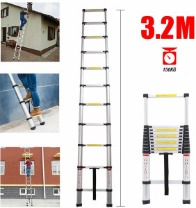 Scara telescopica aluminiu, 11 trepte, 3.2 metri - Img 2