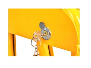 Blocator loc parcare manual cu cheie, Danubewd Tools®, metal - Img 4