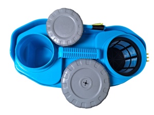 Pompa de stropit electrica DanubewdTools®, 20 litri + Atomizor Electric, lance inox 100 cm extensibila, sita filtrare, 5 +1 duze incluse, Albastra - Img 5