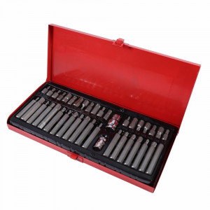 Trusa Biti Torx 40 piese cu adaptor 1/2'' si 3/8'' - Img 2