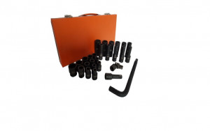 Trusa tubulare lungi si scurte 1/2'', 27 piese, Danubewd Tools - Img 3