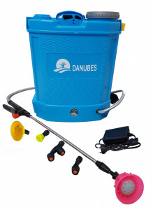 Pompa stropit electrica Danubewd Tools®, 12 Litri, 5.5 bar , acumulator 12V 8AH , 5 duze - Img 6