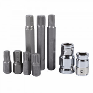 Trusa Biti Torx 40 piese cu adaptor 1/2'' si 3/8'' - Img 3