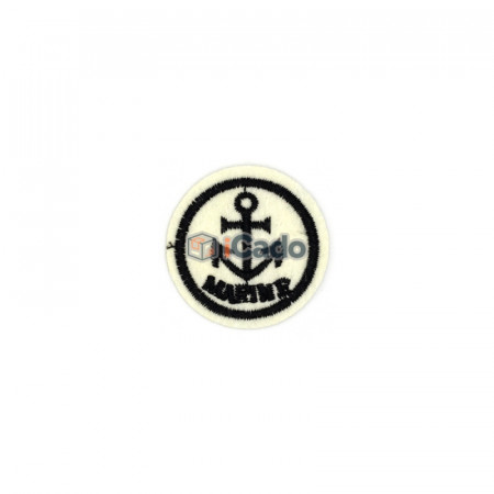Broderie in forma de ancora marine 3.5x3.5cm