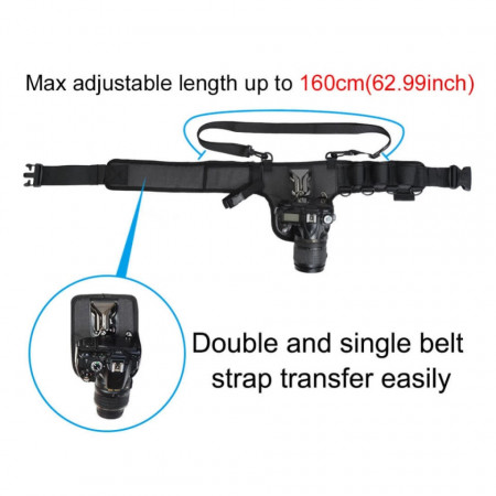 Curea brâu profesională pentru prindere DSLR maxim 50 Kg poza 4
