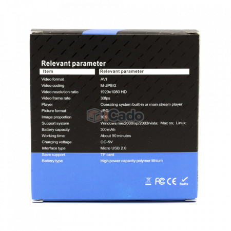 Mini Cameră Video SQ13 Full HD cu WiFi și NightVision cu 8 lumini IR poza 8
