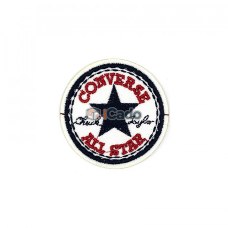 Emblema brodata cu Converse All Star 5.5x5.5cm
