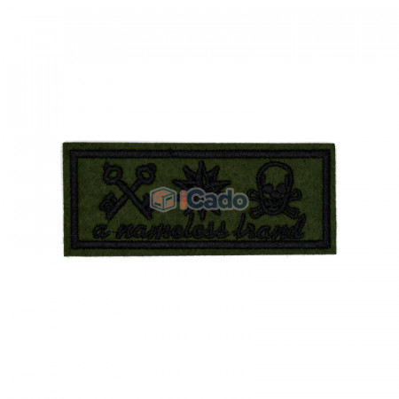 Emblema brodata A nameless brand 9.5x4cm