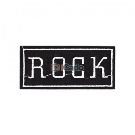 Emblema brodata Rock 8x3.5cm