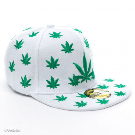 Șapcă Marijuana albă poza 1