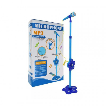 Microfon karaoke model MK-5831 pentru copii de 3 ani+