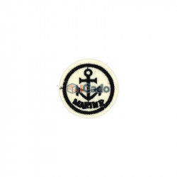 Broderie in forma de ancora marine 3.5x3.5cm