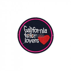 Emblema brodata cu mesaj 7.5x7.5cm