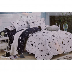 Lenjerie de pat cu 6 piese din bumbac finet 240 x 220 cm LP6PF-38