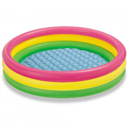 Piscină pentru copii Intex 86 x 25 cm multicolor cu 3 inele