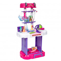 Trusă Doctor copii, Set doctor 3 în 1 cu Stetoscop, Troler W087