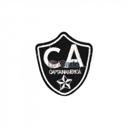 Emblema brodata Captain America 7x8cm