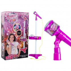 Microfon Super Star cu proiector pentru fetițe