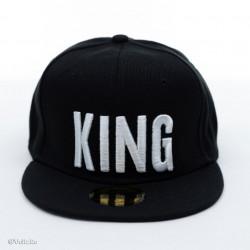 Șapcă logo King neagră poza 2