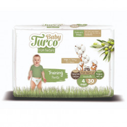 Set 30 Scutece Chiloțel Bumbac, Vegane pentru Copii 8 - 14 Kg Numărul 4