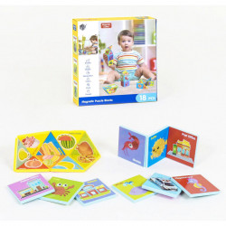 Joc magnetic cu 18 piese, Magnetic Cubes