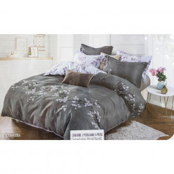 Lenjerie de pat cu 6 piese din bumbac finet 250 x 230 cm LP6PF-11