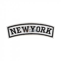 Emblema brodata New York 12x4cm