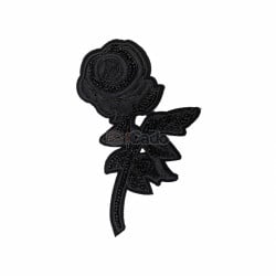 Trandafir brodat 15x9.5cm