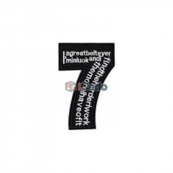 Emblema brodata 7 7.5x11cm