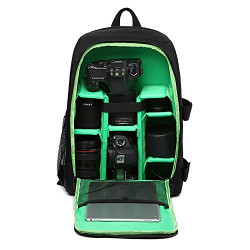 Rucsac foto DSLR HUWANG 43 x 30 x 15.5 cm verde poza 1