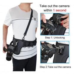 Curea brâu pentru prindere DSLR Caden MB600
