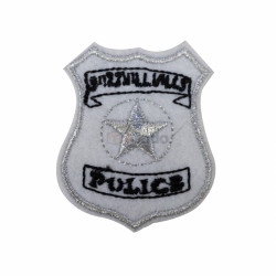 Emblema brodata Police 5.5x4.5cm