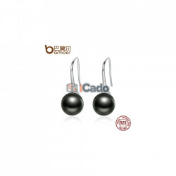 Cercei din argint Elegant Round Imitation Pearl Drop Earrings