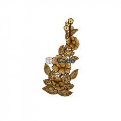 Floare brodata 13x28.5cm